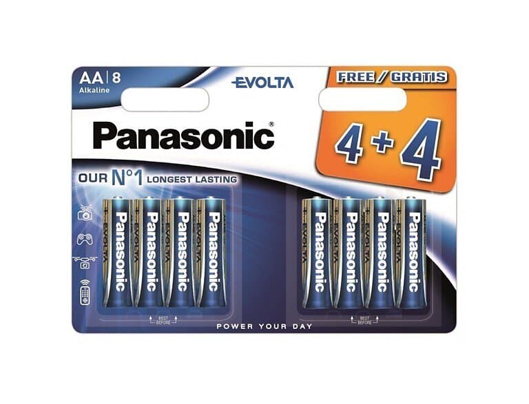 Panasonic 1,5V Aa/Lr6 8-Pack Evolta