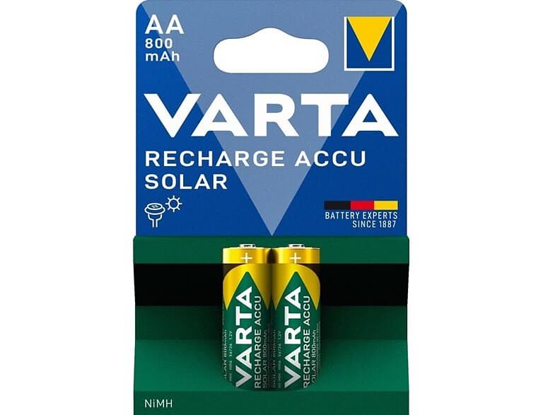 Varta 1,2V Aa 800Mah Ni-Mh Laddbart Solar 2-Pack