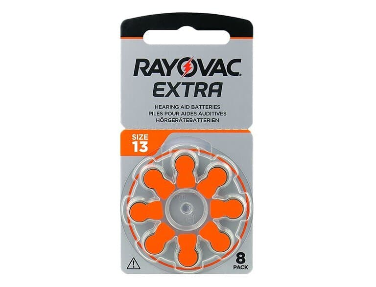 Rayovac 13 Hörapparatsbatteri 10X8st