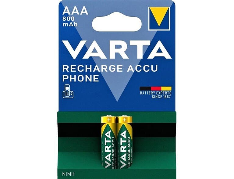 Varta 1,2V Aaa 800Mah Nimh Laddbart 2-Pack