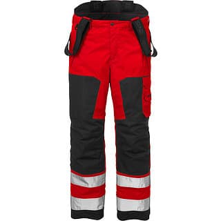 Fristads VINTERBYXA 2035 GTT RÖD/SVART VARSELRÖD/SVART STL XS