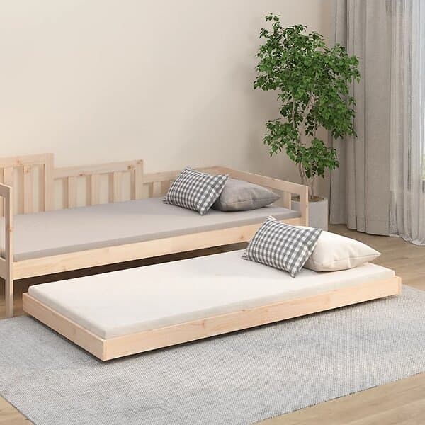 vidaXL Dagbädd 75x190 cm massivt furu 823509