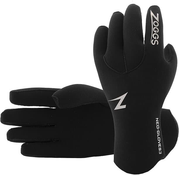 Zoggs Neo 3 Handskar svart M Sim- & träningstillbehör 2023