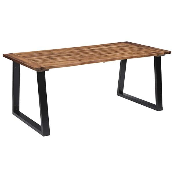 vidaXL Matbord massivt akaciaträ 180x90 cm 288068