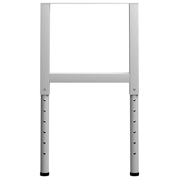 vidaXL Ramar till arbetsbänk 2 st metall 55x(69-95,5) cm grå 147932