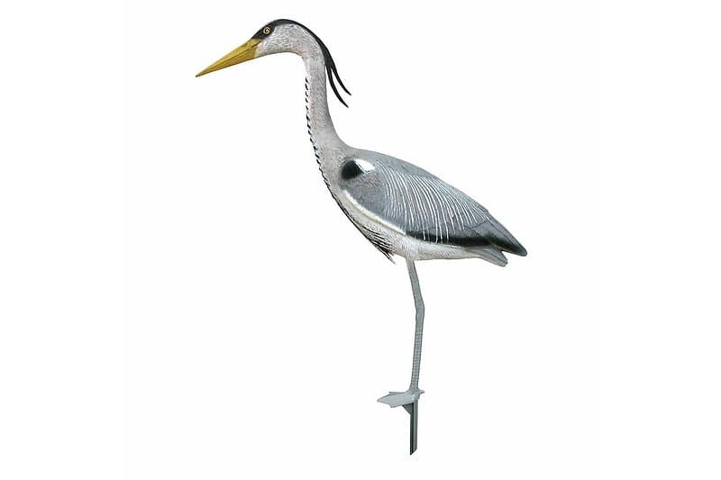 Ubbink Djurfigur häger 84 cm Grå 423540