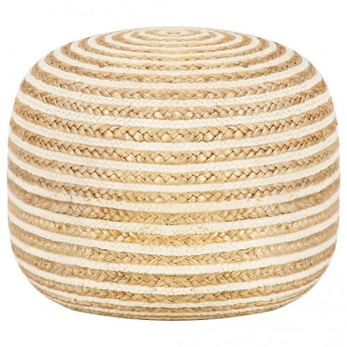 vidaXL Handgjord sittpuff 45x30 cm jute 248073