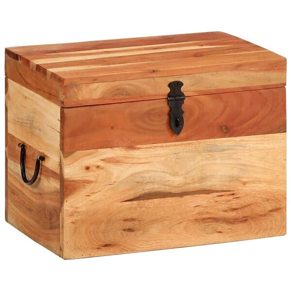 vidaXL Förvaringslåda 39x28x31 cm massivt akaciaträ 338482