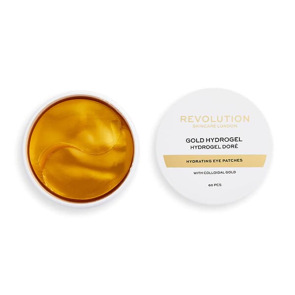 Revolution Skincare Gold Eye Hydrogel Hydrating Eye Patches with Colloidal Gold 60st