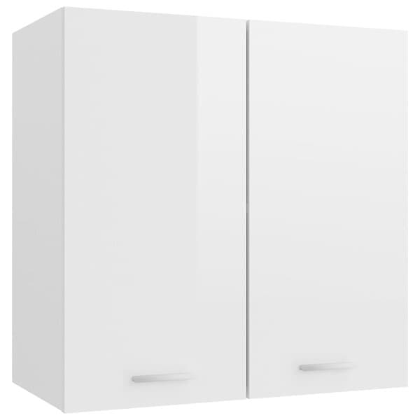 vidaXL Väggskåp vit högglans 60x31x60 cm konstruerat trä 801273