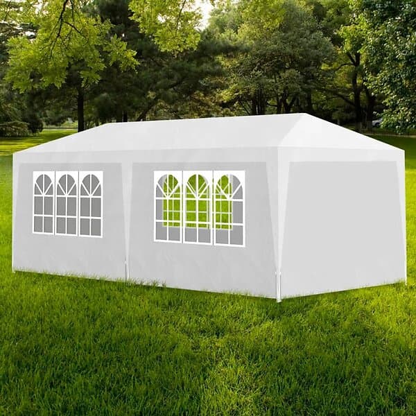 vidaXL Partytält 3x6 m vit 90336