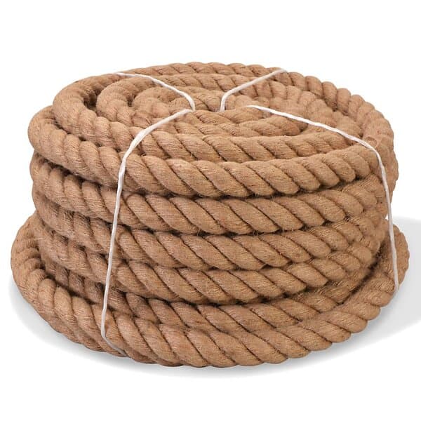 vidaXL Rep 100% Jute 20 mm 50 m 91276