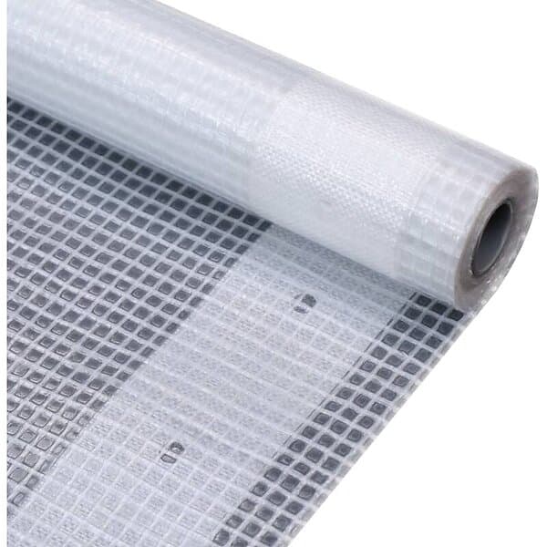 vidaXL Leno presenning 260g/m² 1,5x20 m vit 45542