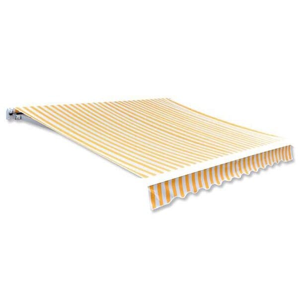vidaXL Markisduk orange & vit 500x300 cm 143707