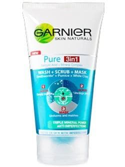 Garnier PureActive 3-in-1 Wash Scrub Mask 150ml