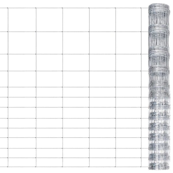 vidaXL Fårstängsel galvaniserat stål 50x1,5 m silver 149515
