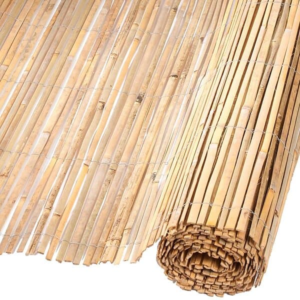 vidaXL Nature Insynsskydd bambu 1,5x5 m 419753