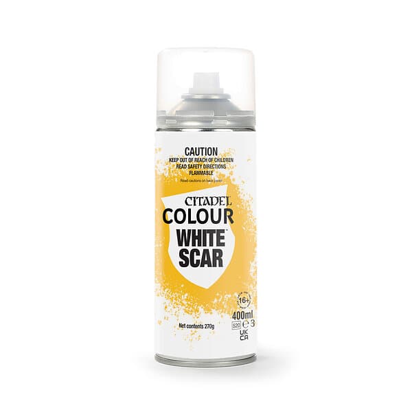Citadel Warhammer White Scar Primer Spray Paint