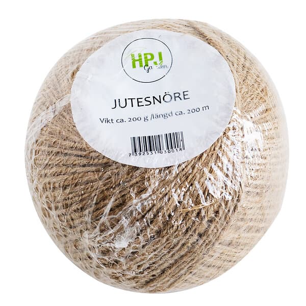 Garden HPJ Snöre Jute 200 m, Natur