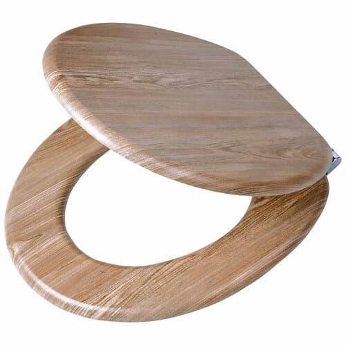 vidaXL Tiger Toalettsits med mjuk stängning Scaffold MDF brun 252022546 418327
