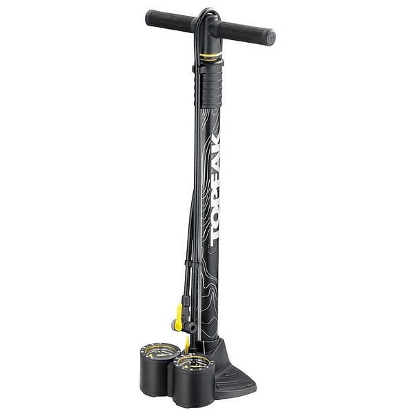 Topeak Joeblow Dualie With Tool Bag Floor Pump Svart 75 Psi