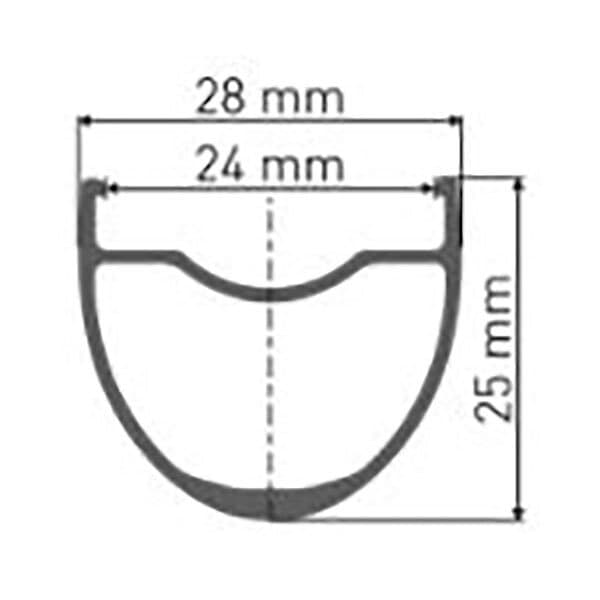 DT Swiss G 540 Disc Svart 700 28´´ 28H