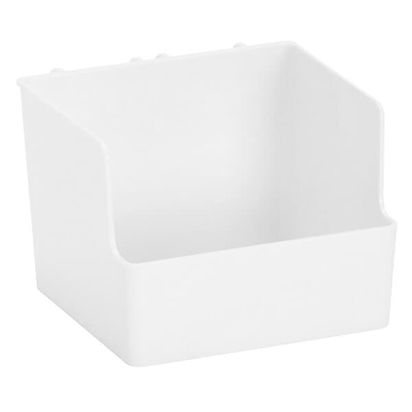 Elfa Box Hög För Förvaringsskena Vit