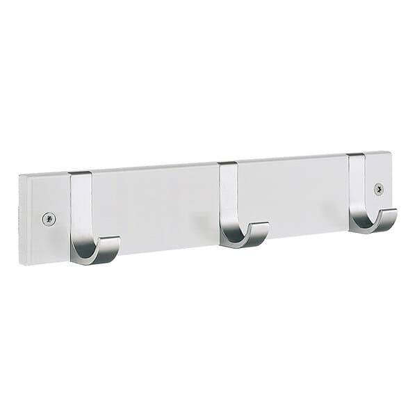 Beslagsboden Kroklist 3 Krokar 35Cm Vit