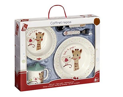 Kiwi Sophie la Girafe Middagsset Barnservis 5-delar Set