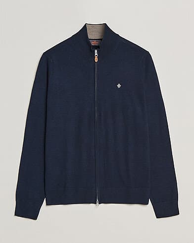 Morris Merino Full Zip Cardigan (Herr)