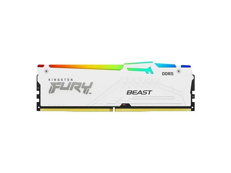 Kingston Fury Beast White RGB DDR5 5200MHz 16GB (KF552C36BWEA-16)