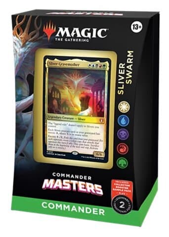 Magic the Gathering Commander Masters Commander Deck Sliver Swarm