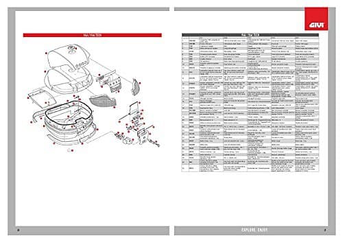 Givi V46 Trunk Trim Silver