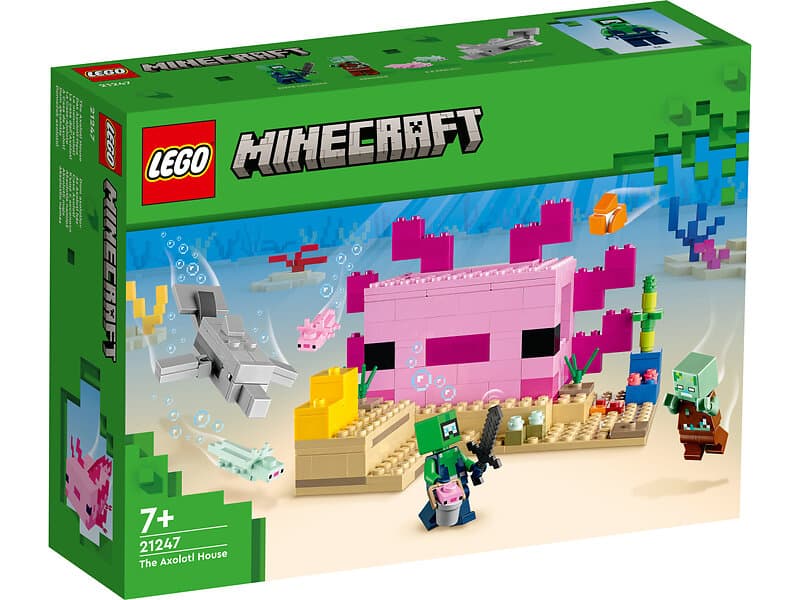 LEGO Minecraft 21247 Axolotlhuset