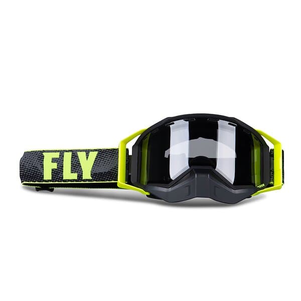 Fly Racing Zone Pro Mask Screen Svart Smoked