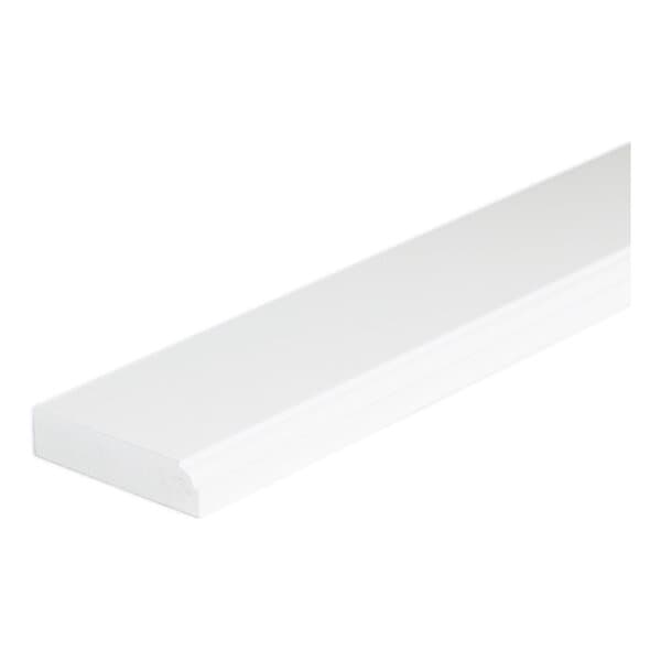 Lundbergs Ljusrampslist Rak Vitlack Mdf 16X67X2440Mm