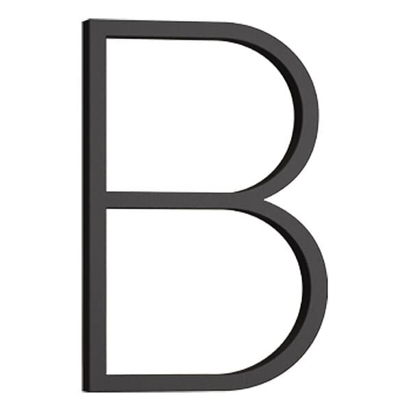 Habo Husbokstav Contemporary B Svart 120Mm