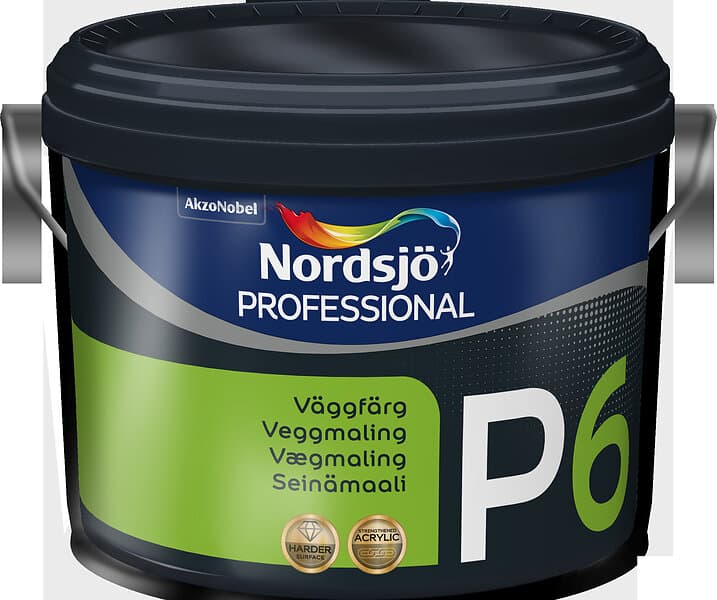 Nordsjö Väggfärg Pro P6 Base White 2,5L