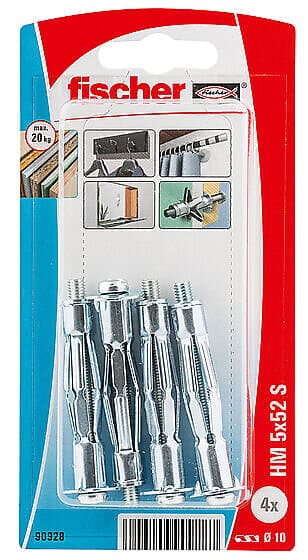 Fischer Metallexpander Hm 5X52 S K Nv 4-Pack