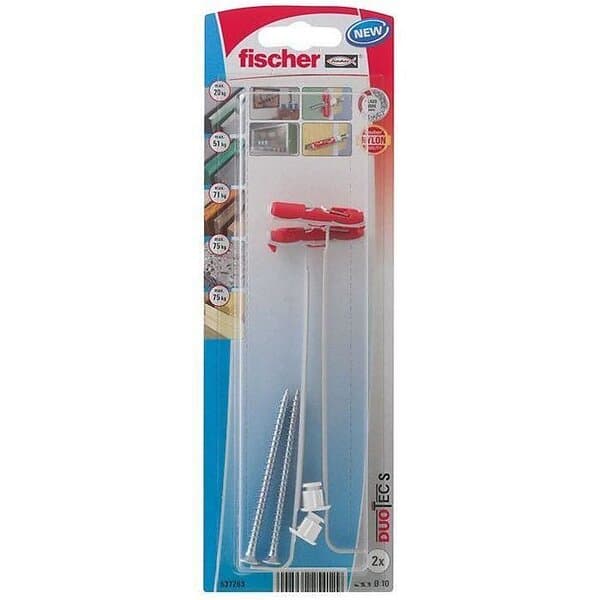 Fischer Vippankare Duotec 10X50Mm 2-Pack