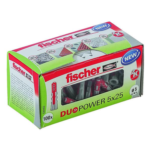 Fischer Universalplugg Duopower 5X25 Ld