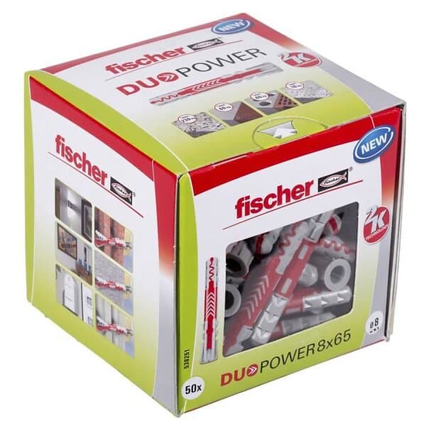 Fischer Universalplugg Duopower 8X65 Ld