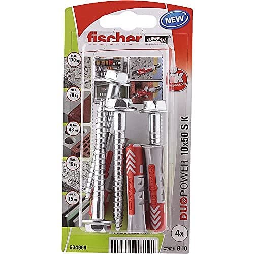 Fischer Universalplugg Duopower Med Skruv 10X50Mm