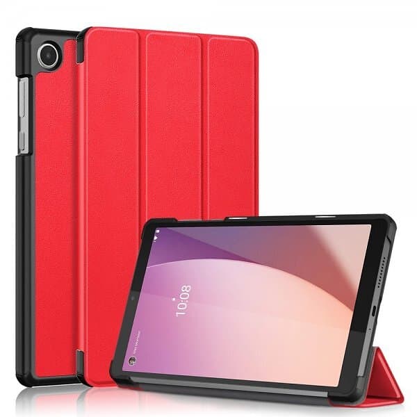 Lenovo Tab M8 (4th gen) TB300 Fodral Trifold Röd