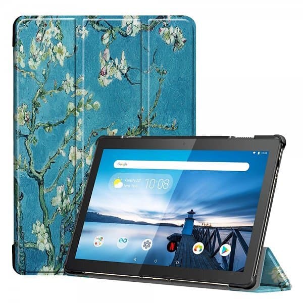 Lenovo Tab M10 TB-X605F TB-X505F Fodral Motiv Persikoblomster