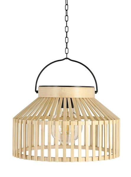 Clas Ohlson Solcellslampa hängande bambu, Northlight