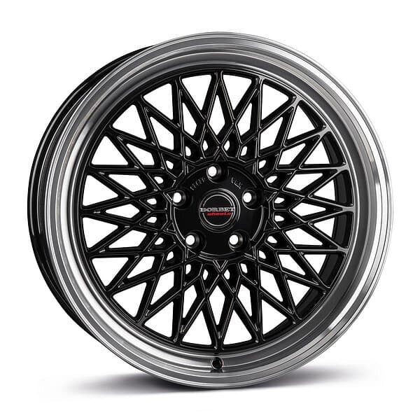 Borbet B Black Rim Polished 8x18 5/108 ET40 B72.6