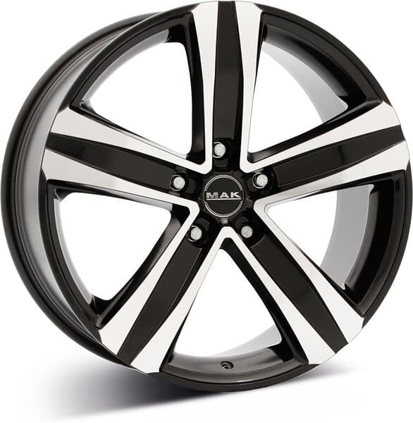 MAK Wheels Stone5 Black Machined Face 7,5x18 5/130 ET56 B89.1