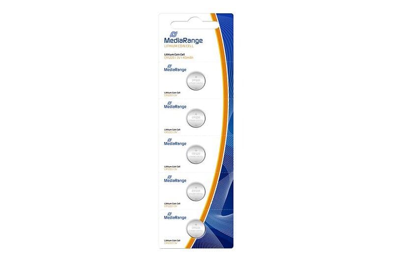 MediaRange batteri 5 x CR1220 Li-Ion