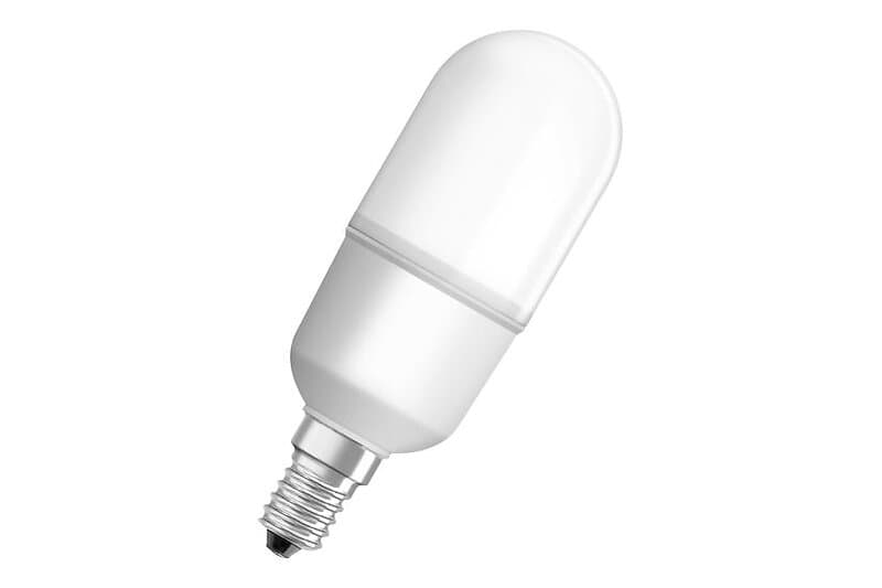 Osram LED STAR LED-glödlampa form: rak glaserad finish E14 9W varmt vitt ljus 2700 K